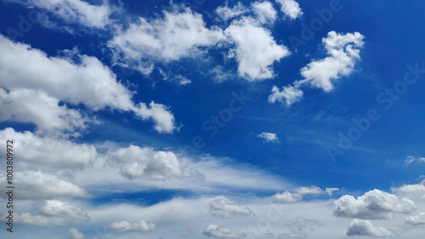 Fototapeta cloudy and blue sky 