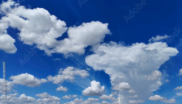 Fototapeta cloudy and blue sky 