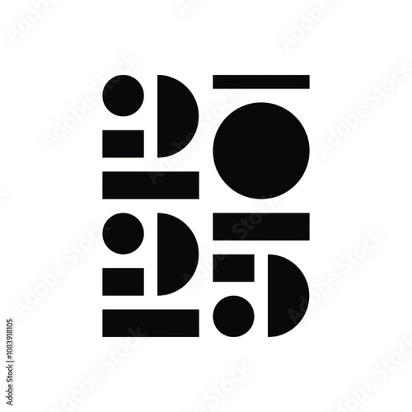 Fototapeta A 2025 creative symbol represents innovation, growth, and futuristic aspirations. Modern design elements, bold numbers and dynamic typography to convey optimism and new beginnings for the year ahead.