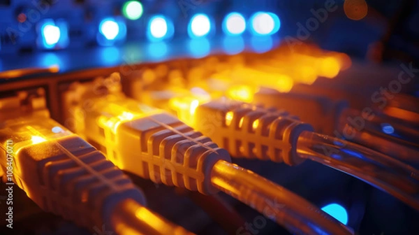 Fototapeta Network connection