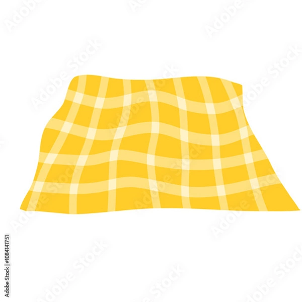 Fototapeta flat picnic blanket