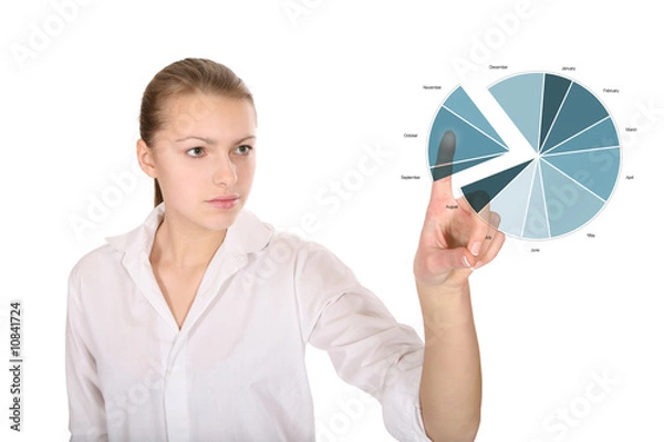 Obraz Business graph