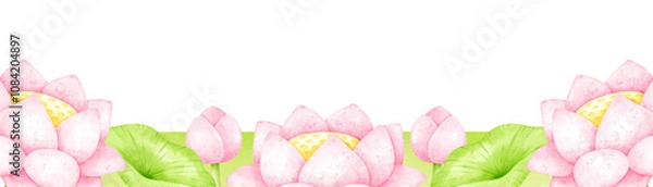 Obraz lotus flower frame