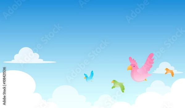 Fototapeta freedom birds