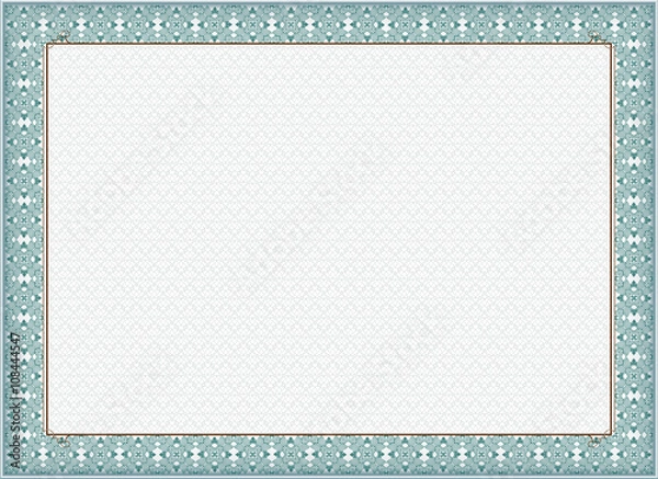 Obraz certificate, diploma for print