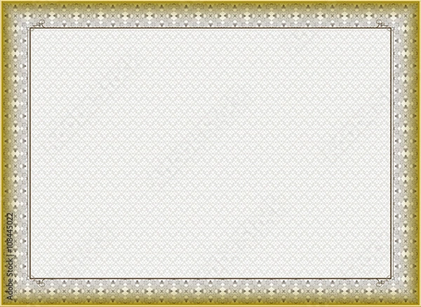Obraz certificate, diploma for print