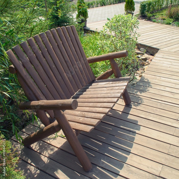 Fototapeta скамья