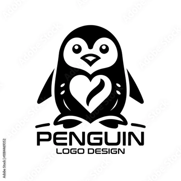 Obraz Penguin Vector Logo Design