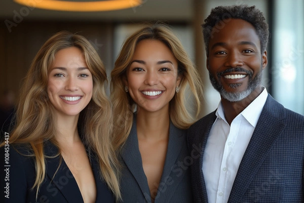 Fototapeta La joie au travail