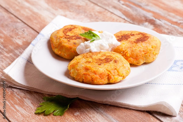 Obraz potato cutlets / pies / fritter