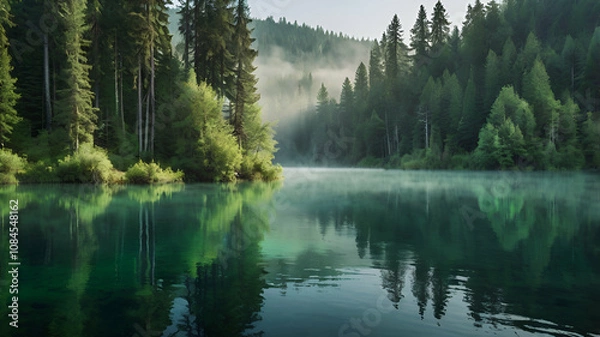 Obraz lake in yosemite