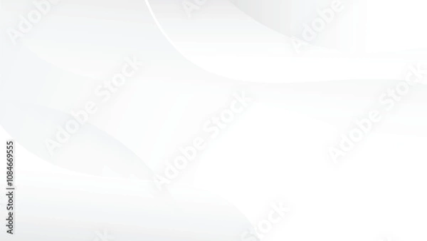 Fototapeta abstract white background wave gradient shape luxury wallpaper 