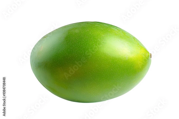 Obraz Green mango isolated png on a transparent background
