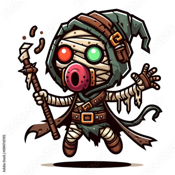 Obraz zombie skull