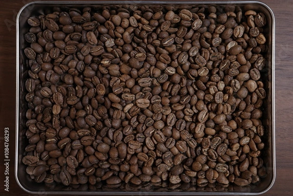 Fototapeta コーヒー豆、自家焙煎