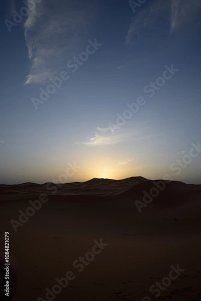 Obraz sunset over the desert