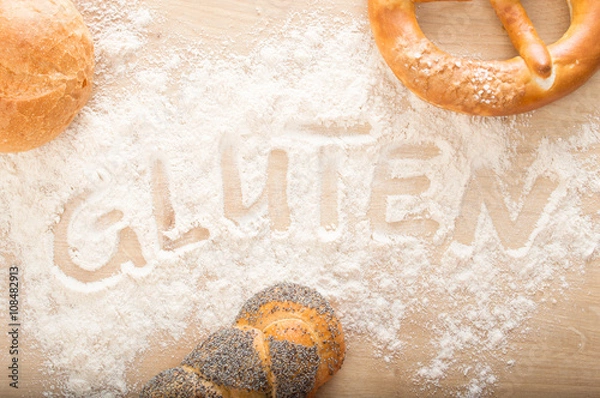 Obraz Glutenunverträglichkeit