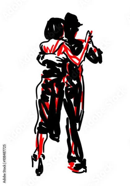 Obraz     Sketched  Dancers 