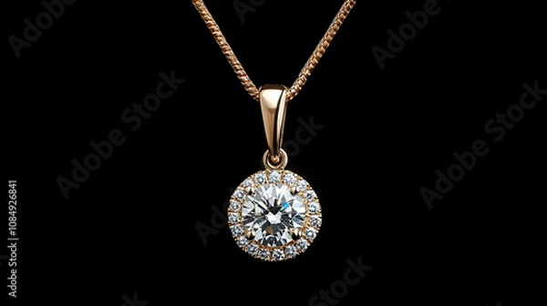 Obraz The beauty of diamonds and their luxury suit the beautiful scenery. For couples or ladies, look good and stylish. and space for writing text