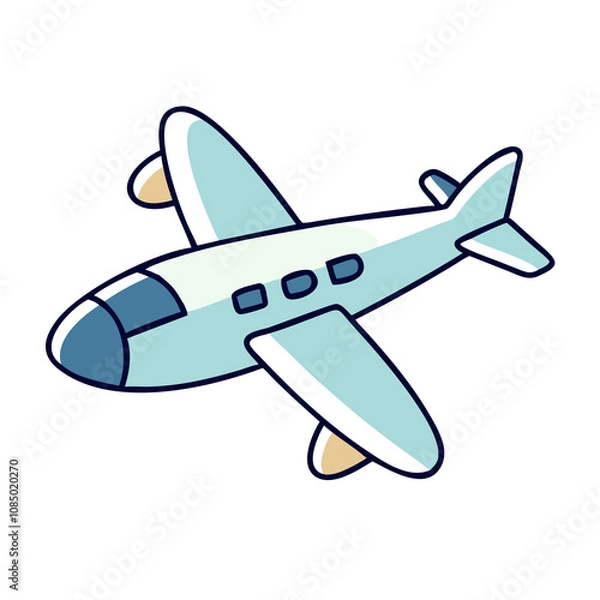 Obraz illustration of a plane