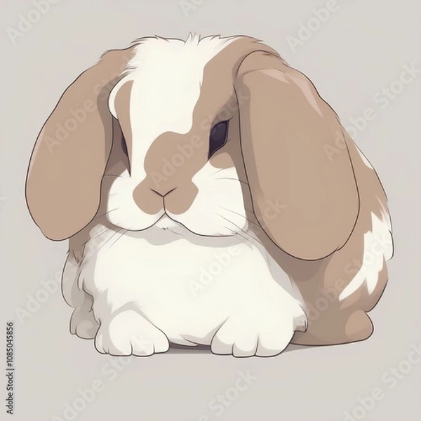 Fototapeta かわいいホーランドロップ