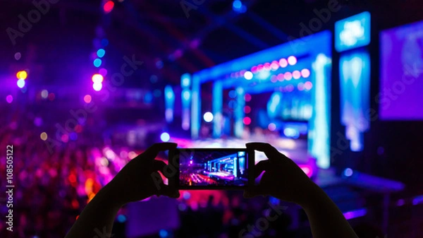 Obraz Smilie z chmury na niebieskim niebie