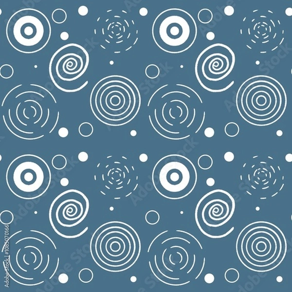 Fototapeta seamless pattern with whirlpools