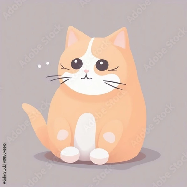 Fototapeta まんまるねこ