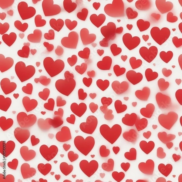 Fototapeta たくさんのハート
