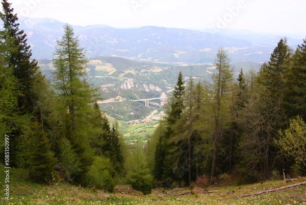 Obraz Wedrujac po gorach.