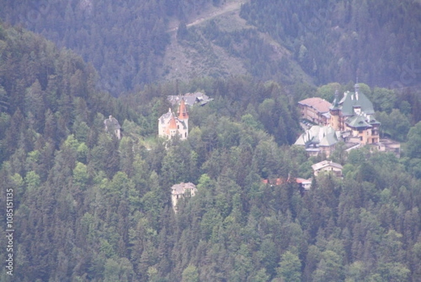 Obraz Wedrujac po gorach.
