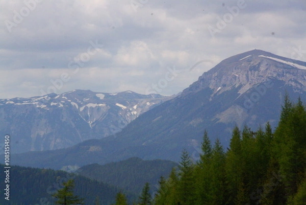 Obraz Wedrujac po gorach.