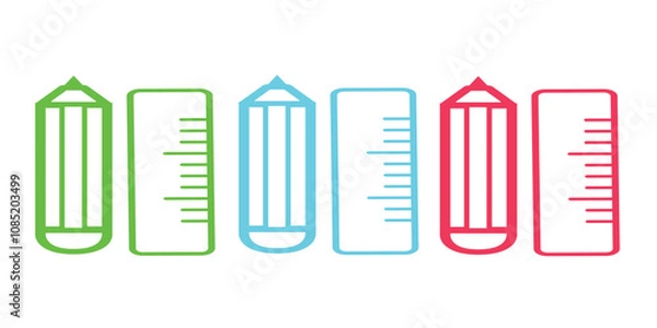 Fototapeta Uiux vectors icon set