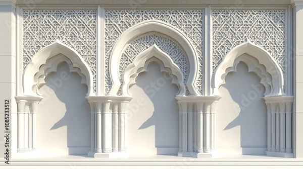 Fototapeta Elegant Pattern Inspired by Historical Mosque Design