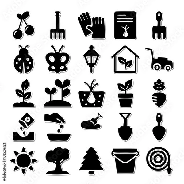 Obraz Garden icon set