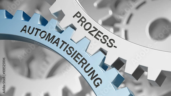 Obraz prozess automatisierung  / Cogwheel