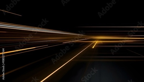 Fototapeta Abstract black and gold are light with white the gradient is the surface with templates metal texture. soft lines tech diagonal background gold dark. black gold luxury abstract light effect