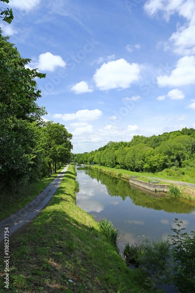 Obraz Kanal Nantes-Brest, Finistère, Bretagne, Frankreich