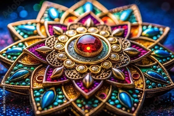 Obraz Macro Badge Photography - Shooting Concept Art