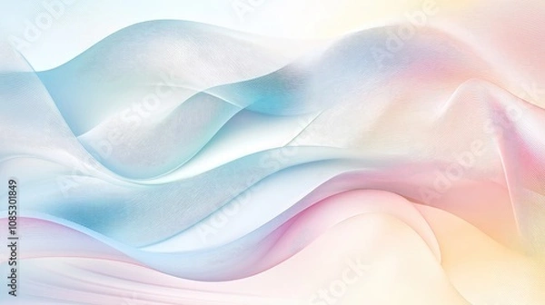 Fototapeta Abstract Gradient Background with Soft Waves