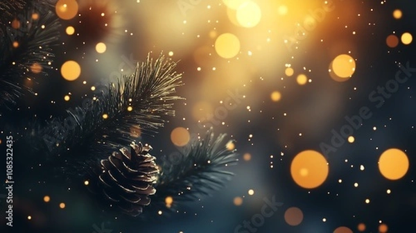 Fototapeta Christmas and New Year background.