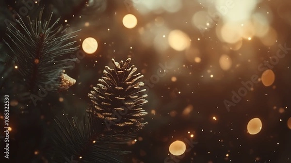 Fototapeta Christmas and New Year background.
