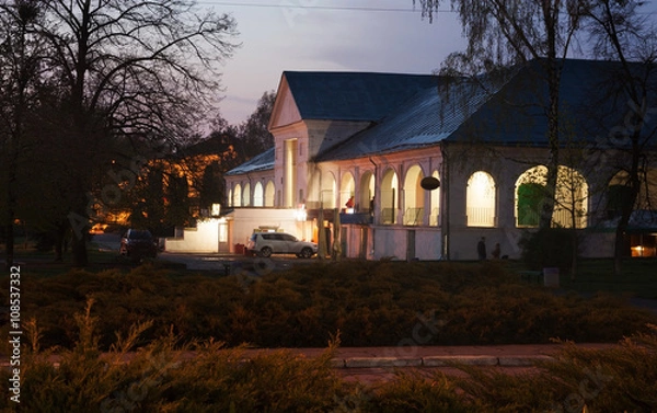 Fototapeta Provincial small town