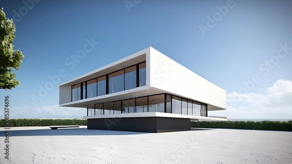 Obraz minimal modern architecture building