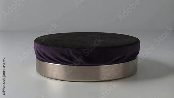 Fototapeta Warm lighting and a layered podium design make this space perfect for presentations.