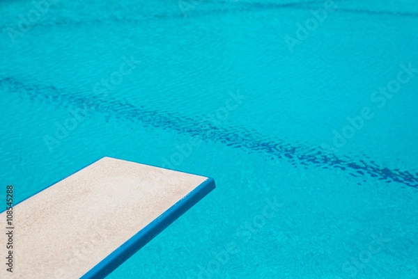 Fototapeta Swimming pool series : Springboard