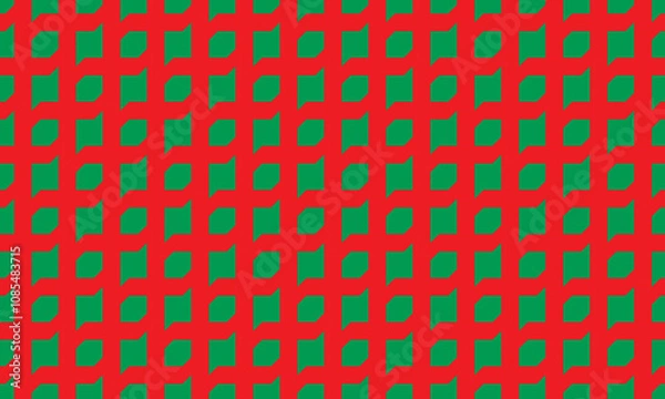 Fototapeta Seamless decorative geometric pattern combination of colorful shapes. Perfect for printing, design backgrounds, wallpaper and tiles, gift wrapping