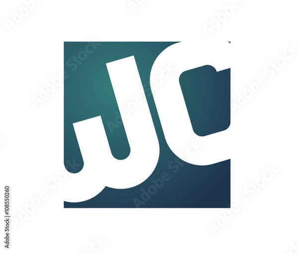 Fototapeta WC Initial Logo for your startup venture