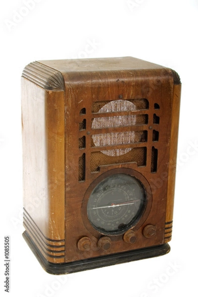 Obraz old vintage radio