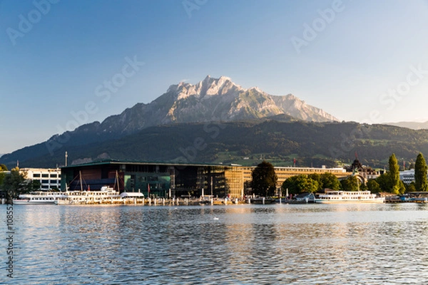 Fototapeta View of the city of Lucerne in Switzerland